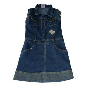 2B Real Dark Wash Denim Dress Size 14/16